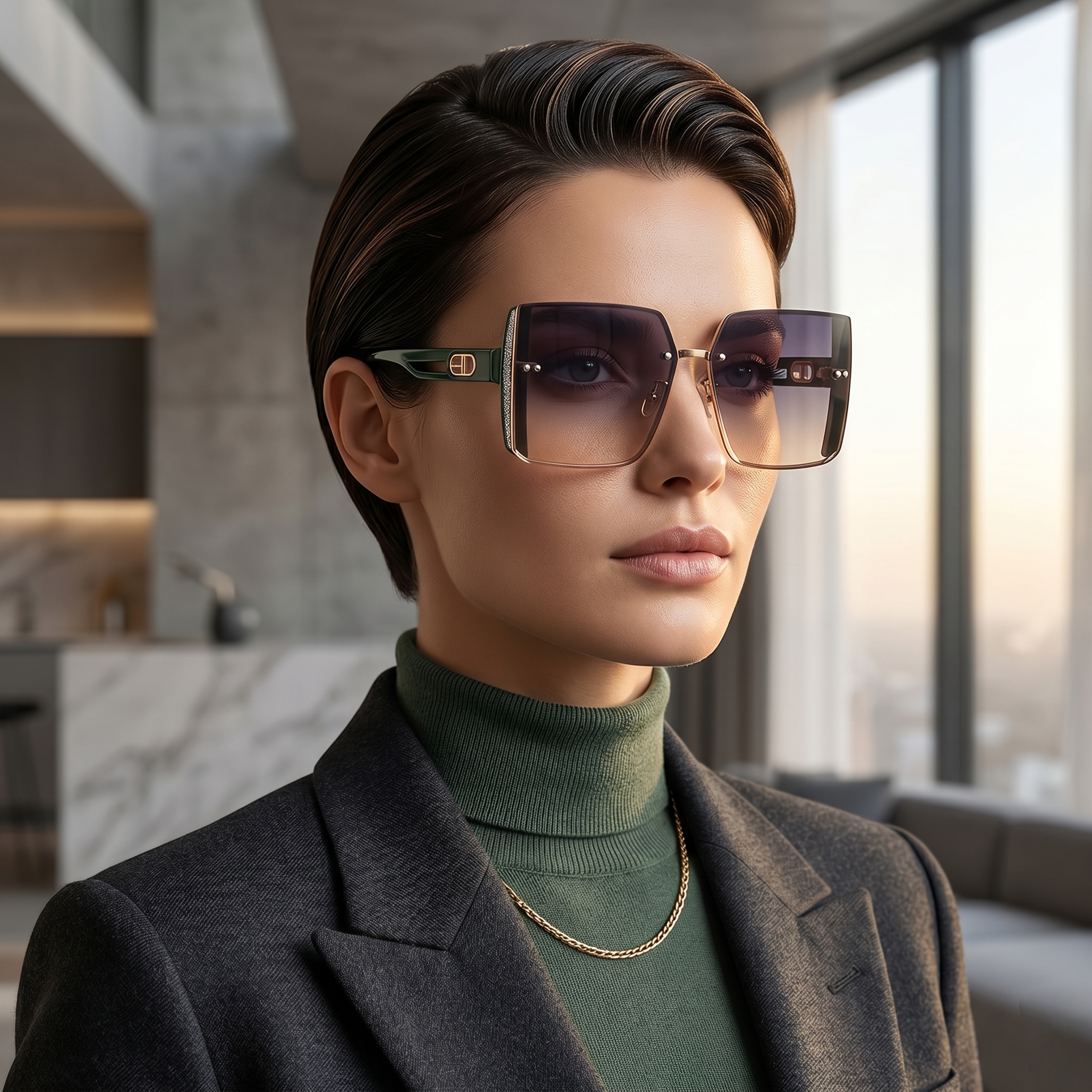 Polarized Sunglasses, Stylish Oversized Shades
